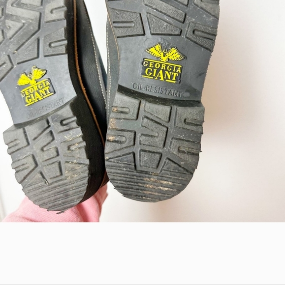 Georgia Giant Women's Romeo Work Shoe Boot Leather #GR186 sz 6 - Picture 3 of 8